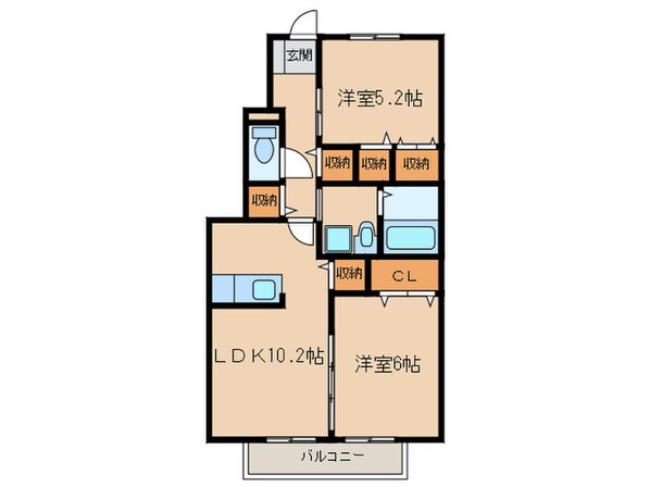 アンスリ－ル上郷の物件間取画像